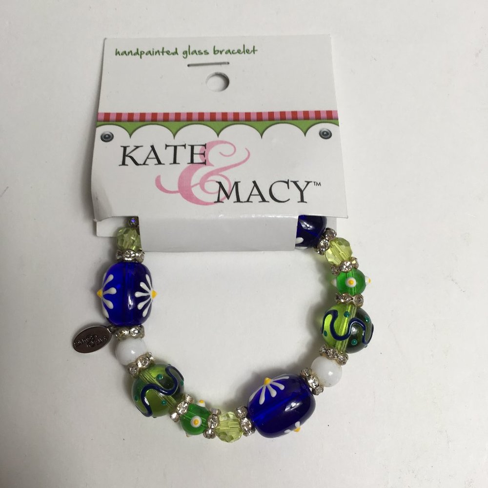 Kate & Macy Handpainted Glass Bead Bracelet